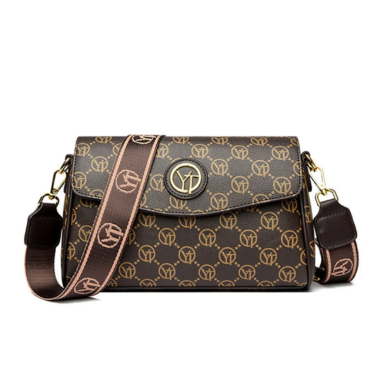Women's Luxury Shoulder & Crossbody Bag with Matching Round Coin Purse