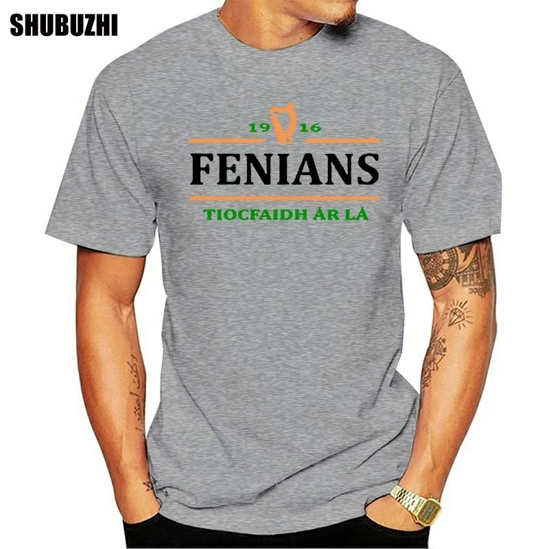Unisex Irish Fenians Graphic Cotton T-Shirt