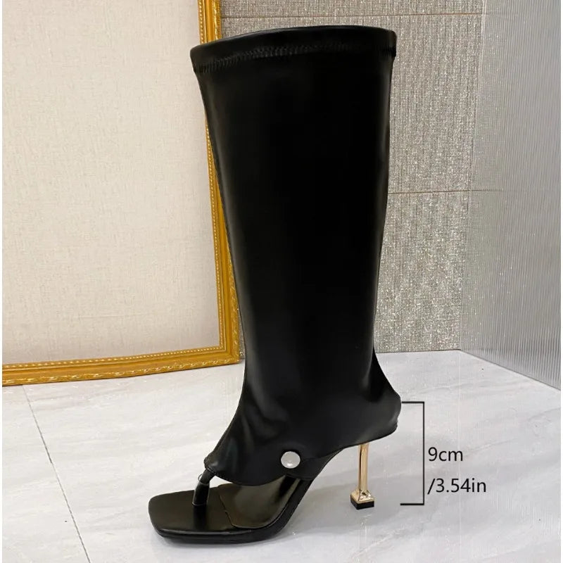 Women's Summer Open-Toe High-Heel Booties & Designer Flip-Flop Sandals