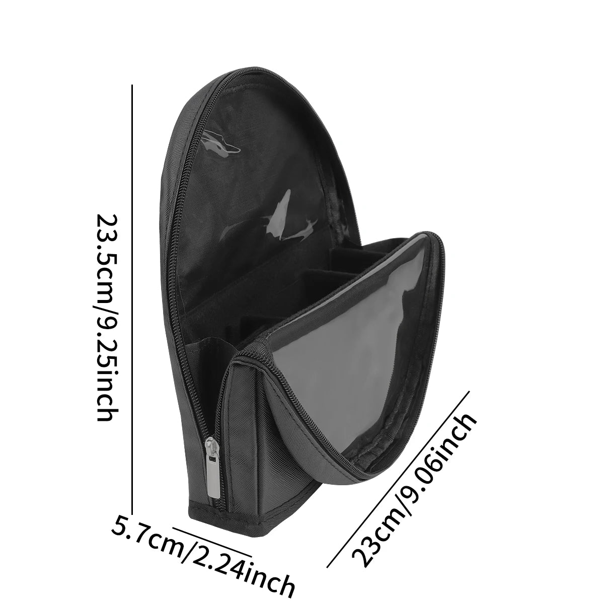 1 Pcs New Niche Makeup Bag Large Capacity Makeup Brush Storage Can Be Diagonal Cross Zipper Bag Portable Simple Wash Storage Bag