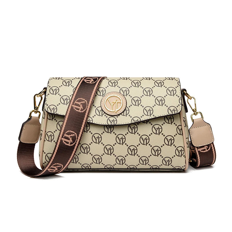 Women's Luxury Shoulder & Crossbody Bag with Matching Round Coin Purse