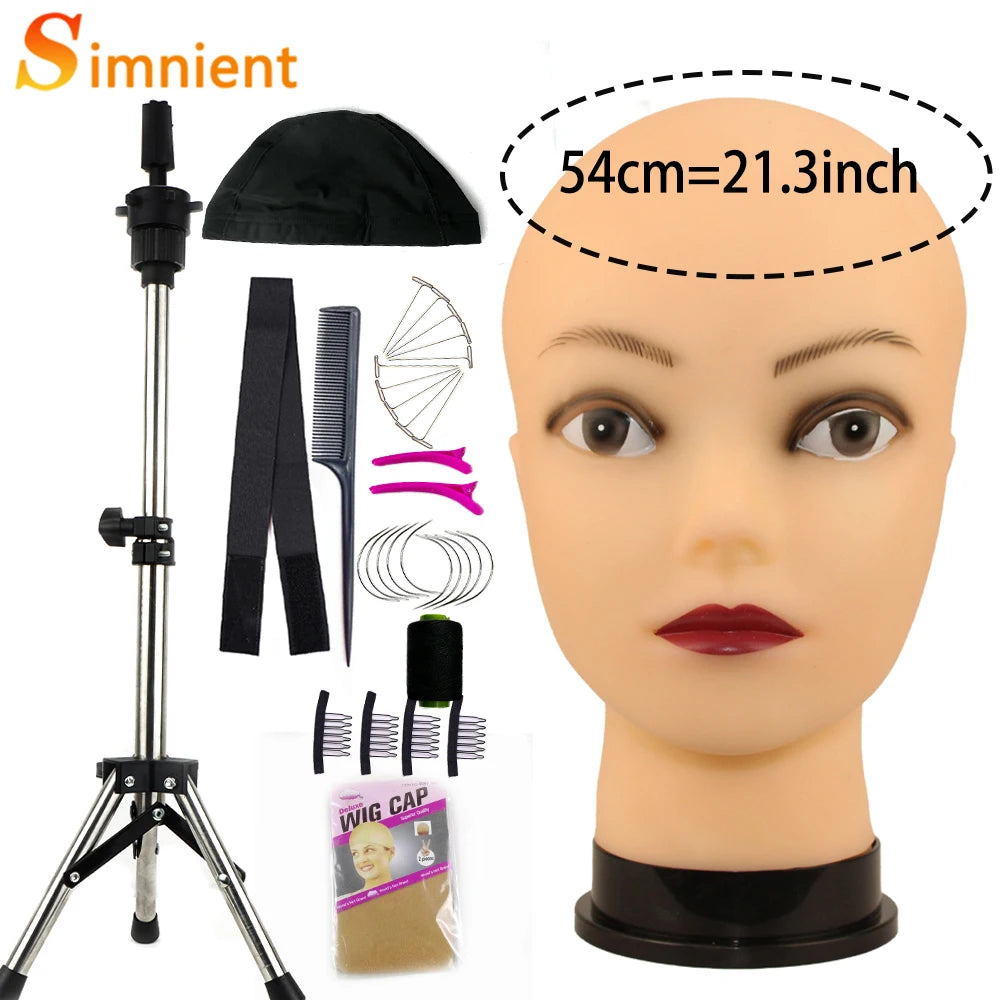StudioHead™ Cosmetology Mannequin Head with Adjustable Tripod Stand