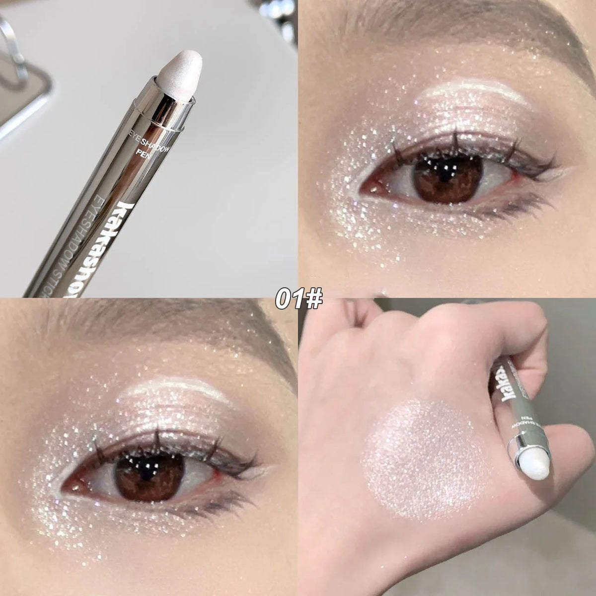 ShimmerGlow™ Waterproof Metallic & Pearlescent Eyeshadow Pen
