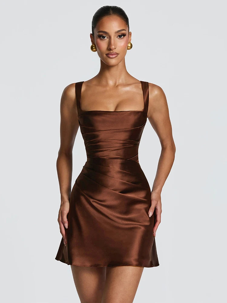 Women's Asymmetrical One-Shoulder Ruched Maxi Dress with Side Slit