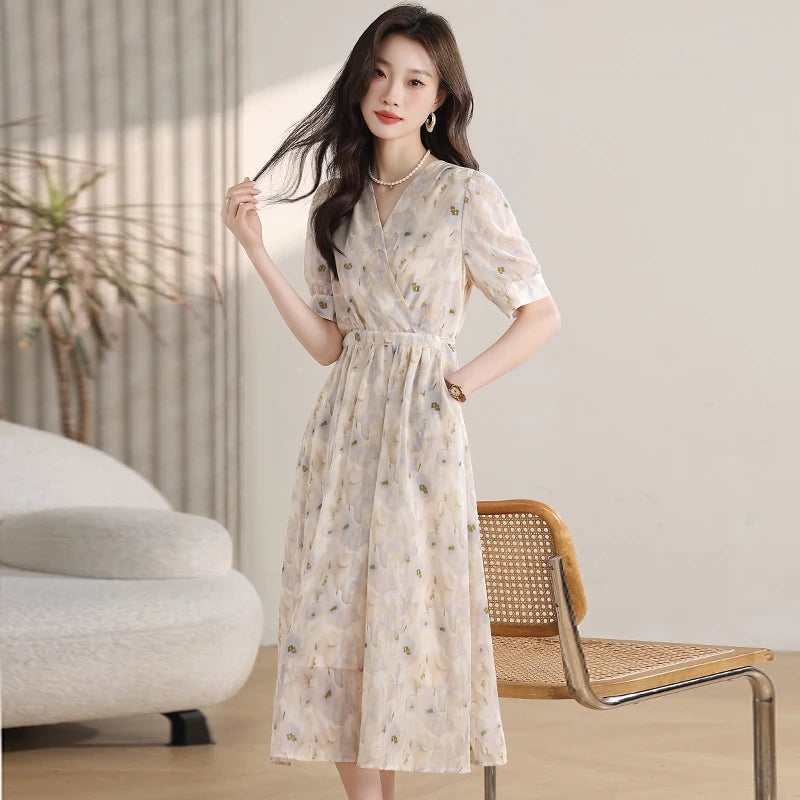 Women's French-Style Rhinestone Halter Mini Party Dress with Irregular Hem