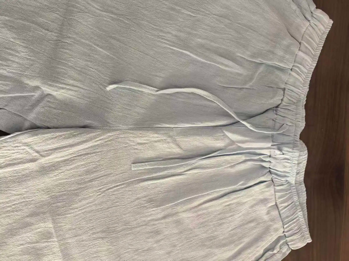 Men's Breathable Cotton Solid Color Casual Shorts