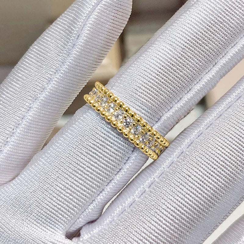 Women's Single-Row Cubic Zirconia Eternity Band Ring