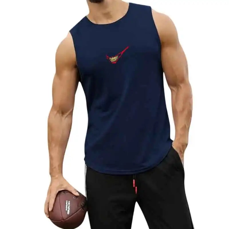 Men's Sleeveless Athletic Gym Tank Top & Workout Vest