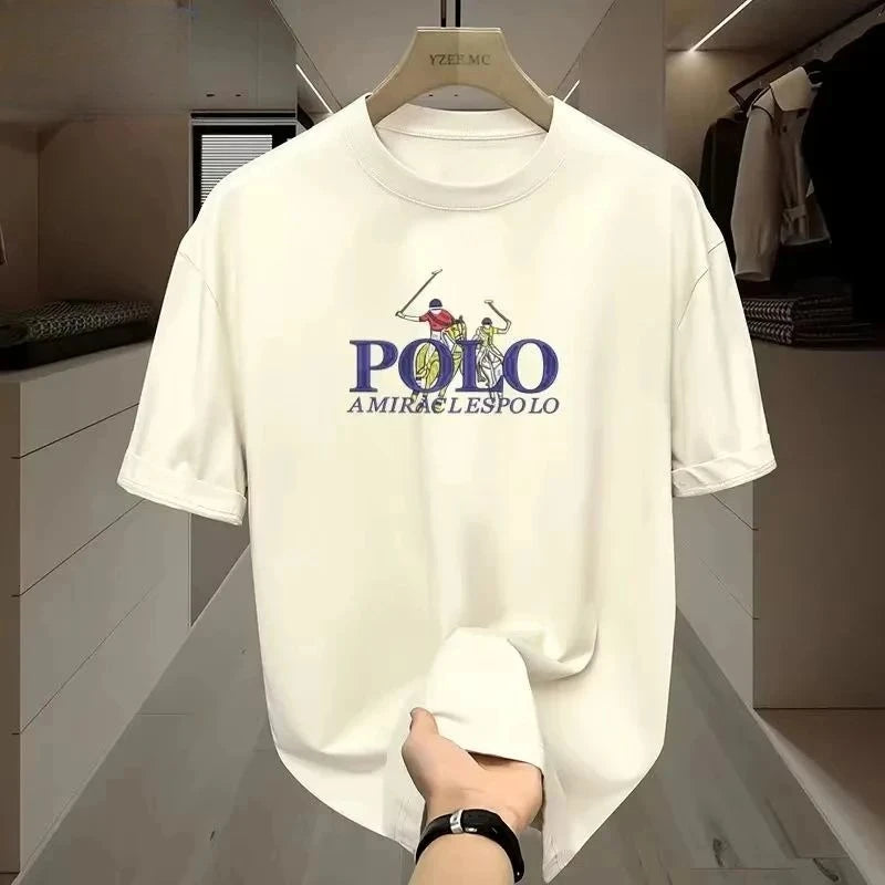Unisex Printed Equestrian Casual Graphic T-Shirt
