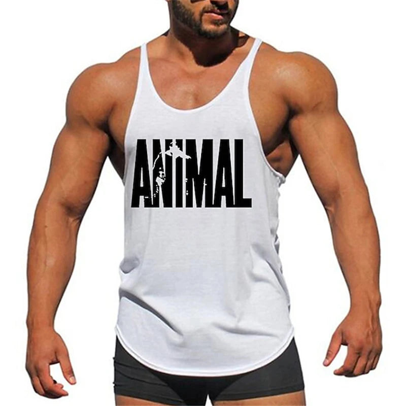 Men’s Athletic Graphic Tank Top – Sleeveless Gym & Workout Vest