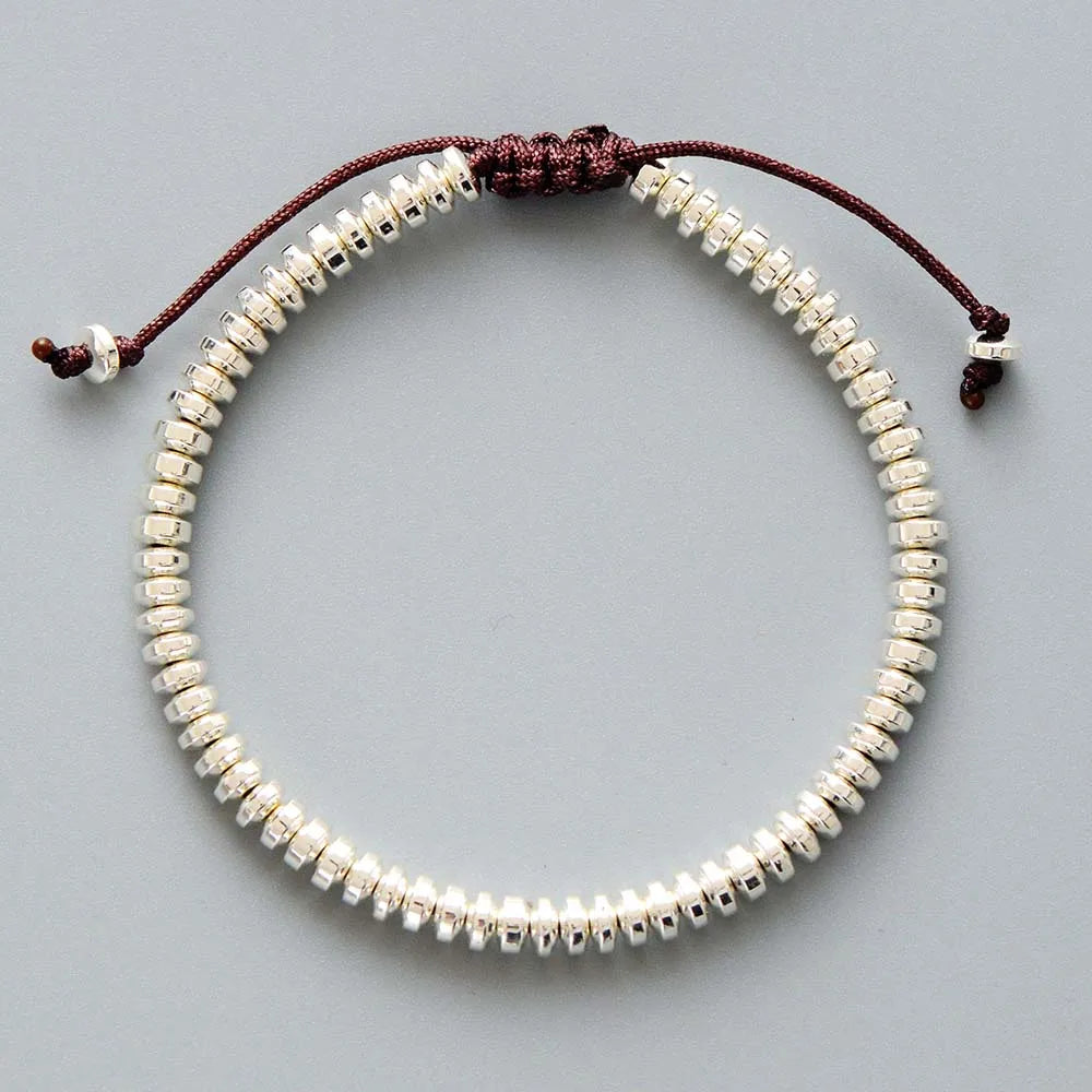 Unisex Gold-Plated Beaded Adjustable Friendship & Couple Bracelet