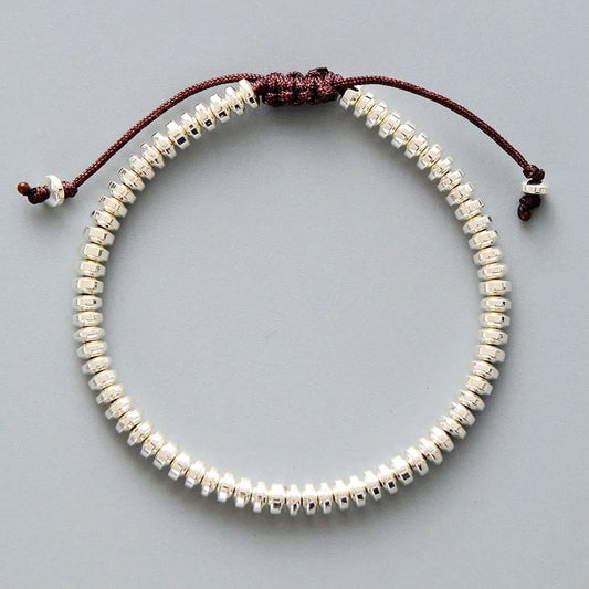 Unisex Gold-Plated Beaded Adjustable Friendship & Couple Bracelet