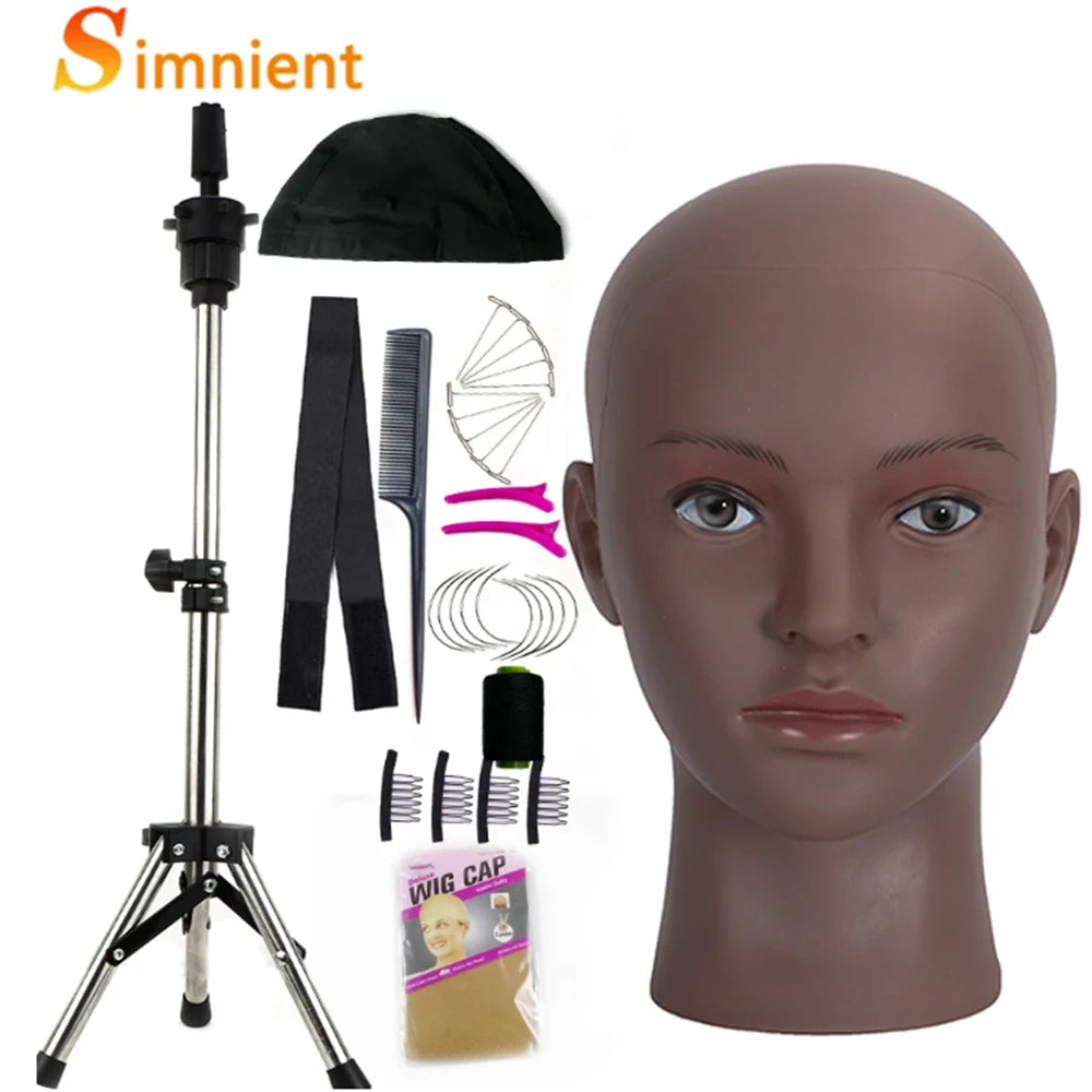 StudioHead™ Cosmetology Mannequin Head with Adjustable Tripod Stand