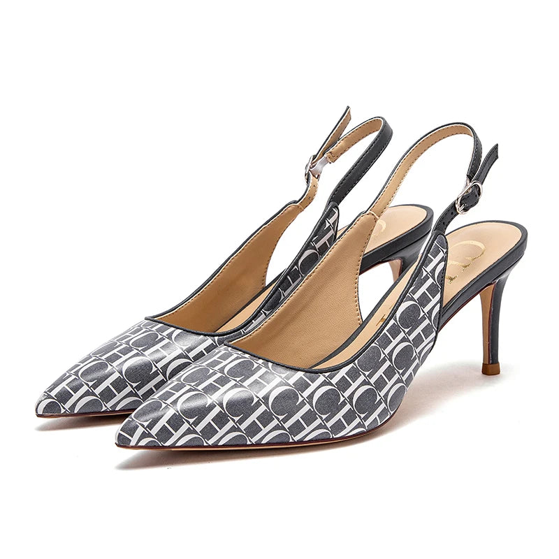 SoleVacay™ Chic Slingback Heeled Sandals