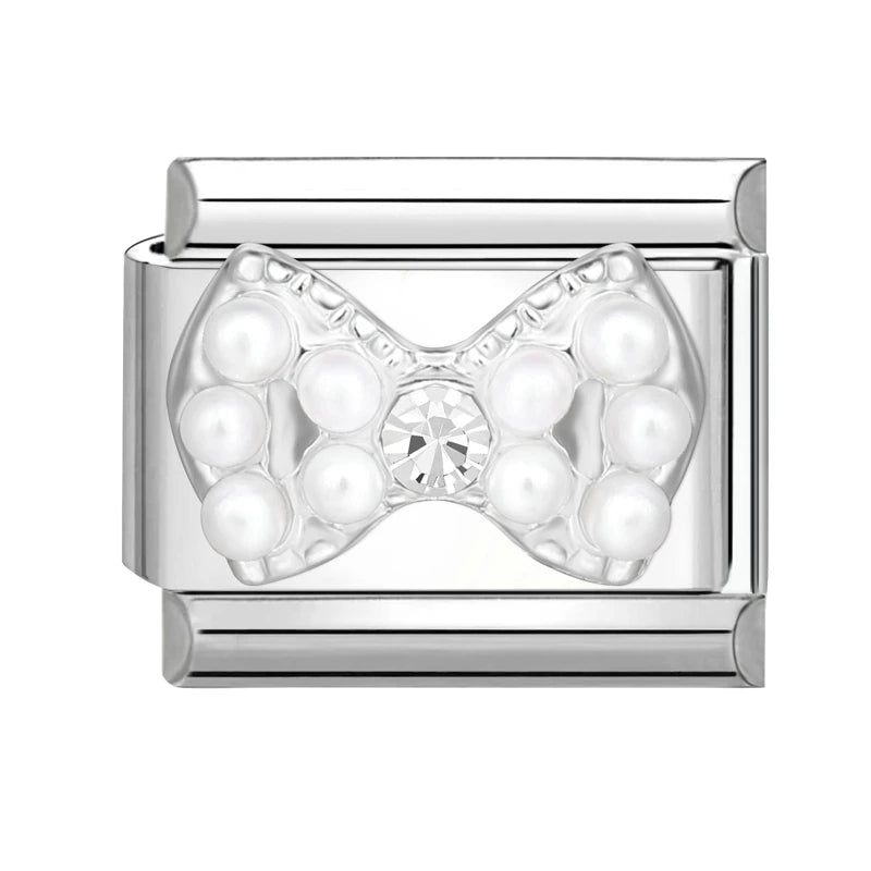 9mm Stainless Steel Italian Charm Links for DIY Modular Bracelets