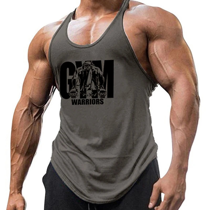 Men’s Athletic Graphic Tank Top – Sleeveless Gym & Workout Vest