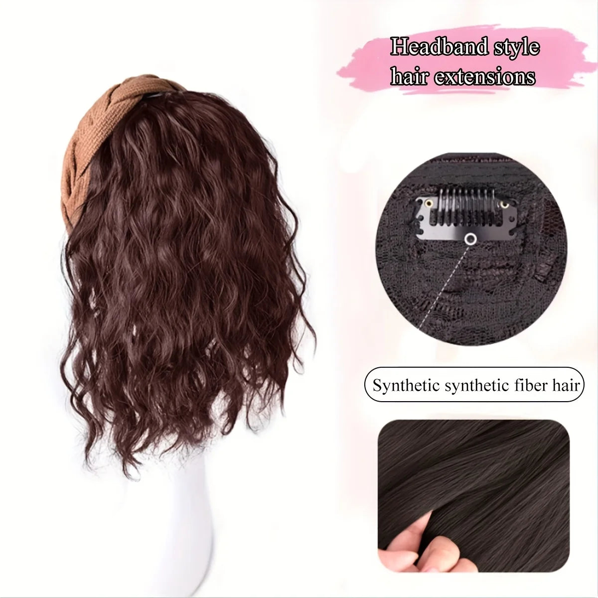 WaveGlow™ Water Wave Half-Wig