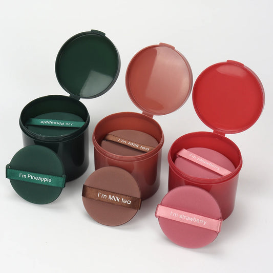 7-Piece Powder Puff Set with Hygienic Storage Case