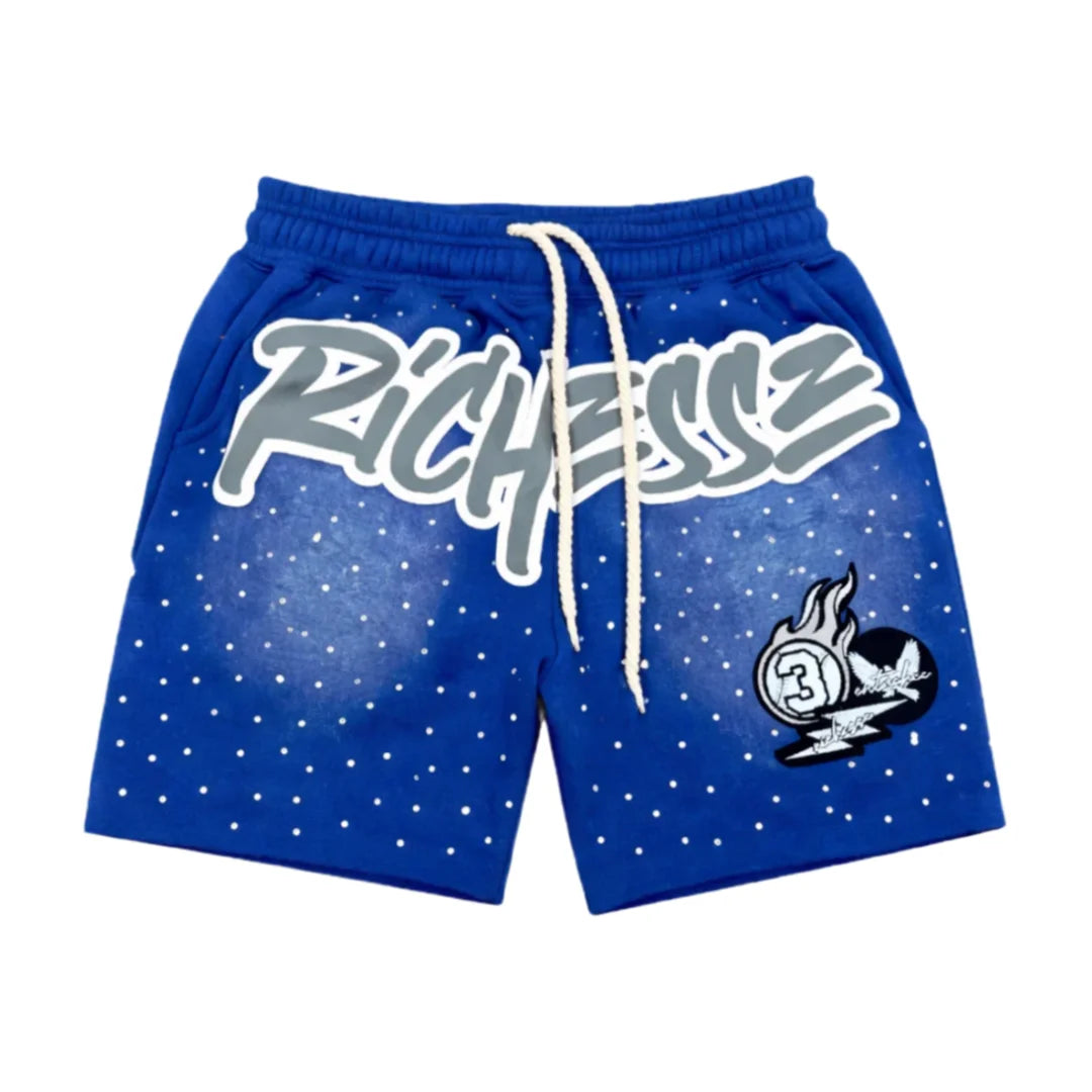 Men's Y2K Graphic Star & Letter Mesh Streetwear Shorts