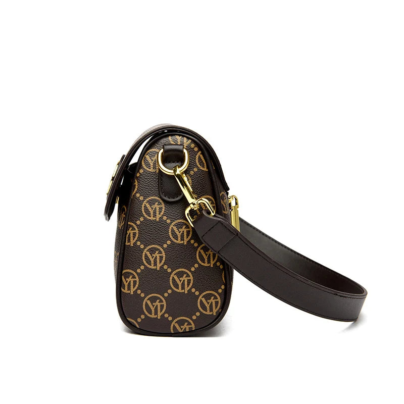 Women's Luxury Shoulder & Crossbody Bag with Matching Round Coin Purse