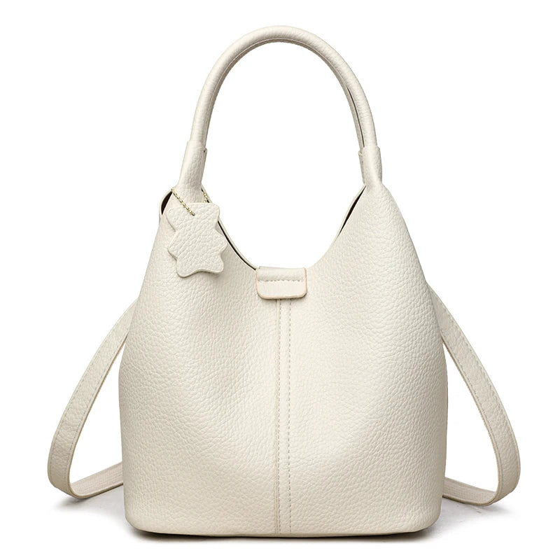 Women's Soft PU Leather Large Capacity Tote & Commuter Shoulder Bag