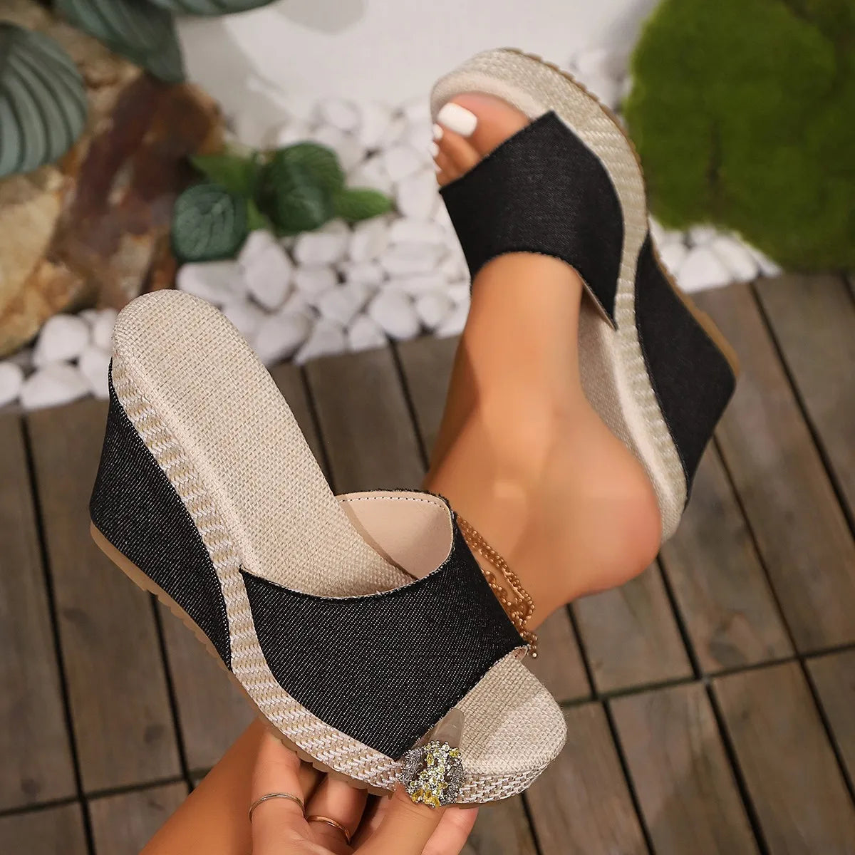 2026 Women's Summer Wedge Sandals & Outdoor Beach Platform Slides