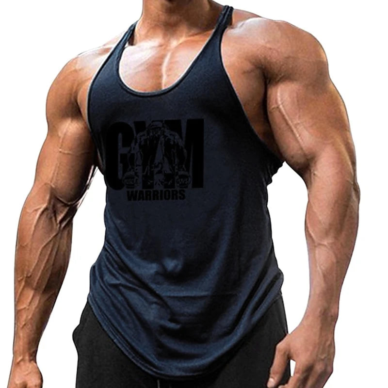 Men’s Athletic Graphic Tank Top – Sleeveless Gym & Workout Vest