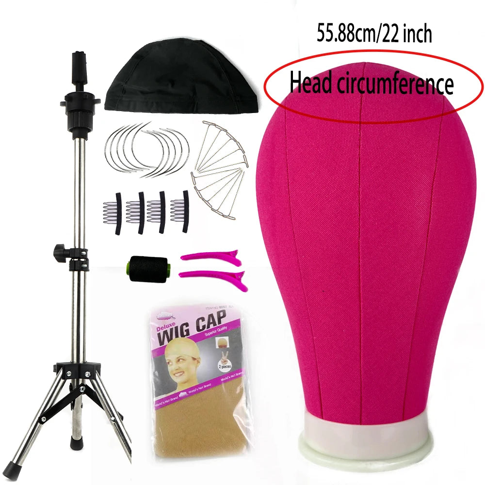 StudioHead™ Cosmetology Mannequin Head with Adjustable Tripod Stand