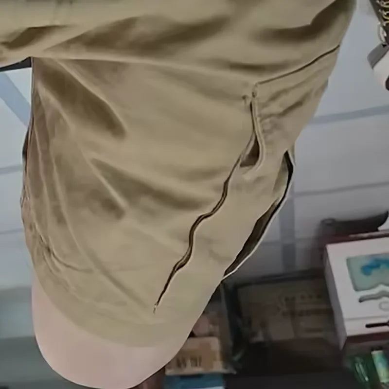 Men's Multi-Pocket Tactical Cargo Shorts – Durable Beach & Casual Workwear