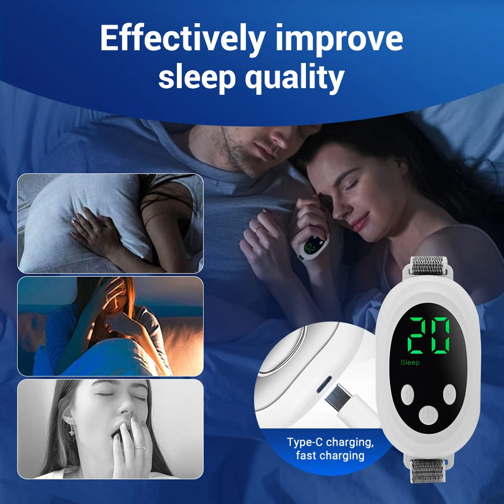 SleepWave™ Handheld EMS Microcurrent Sleep Aid & Anxiety Relief Massager