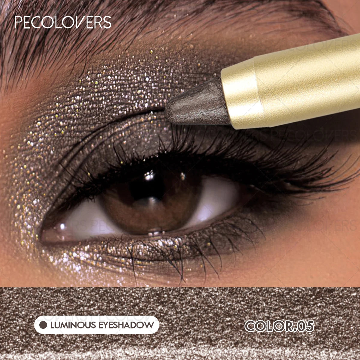 GlowStruck™ Dual-Ended Shimmer Eyeshadow Stick with Built-In Smudger Brush
