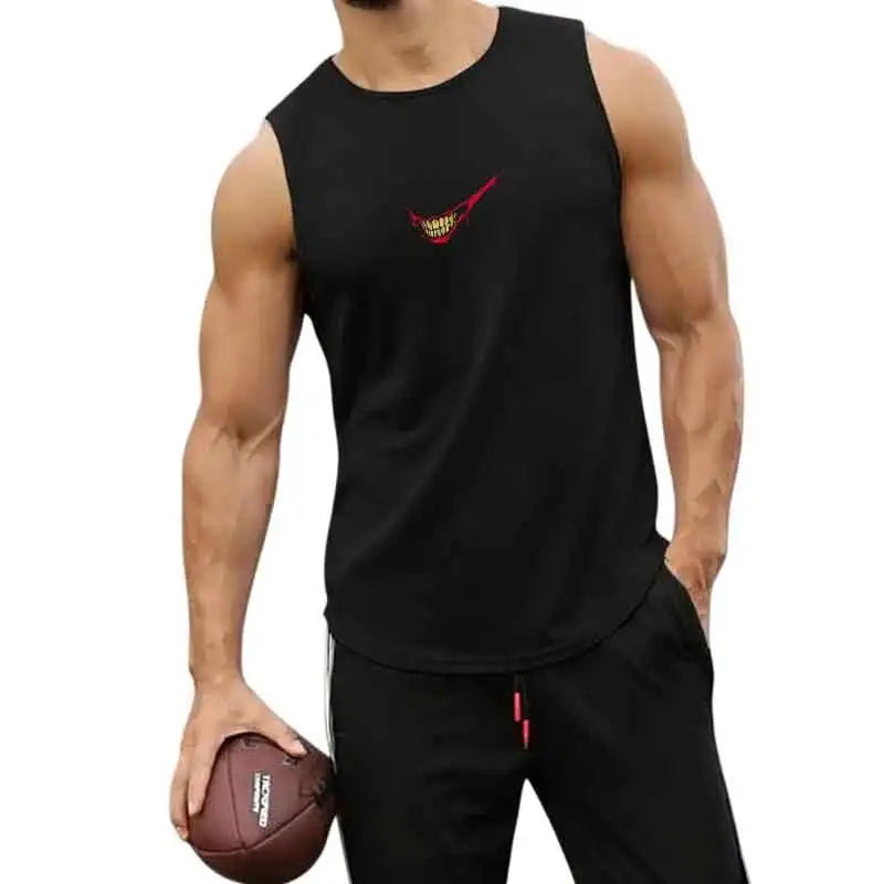 Men's Sleeveless Athletic Gym Tank Top & Workout Vest