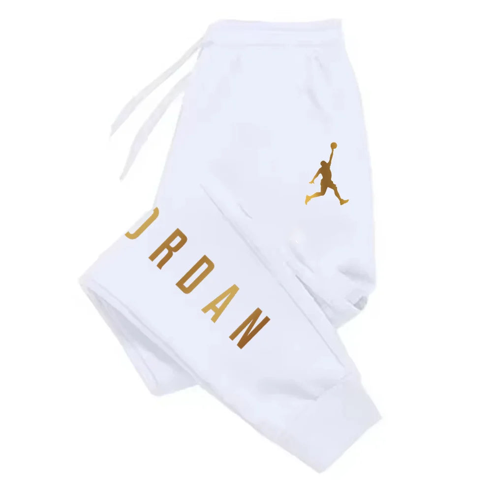 Men's Harajuku Sports Pants Autumn/Winter Trendy Letter Print Casual Loose Comfortable Fitness Running Daily Outdoor Versatile