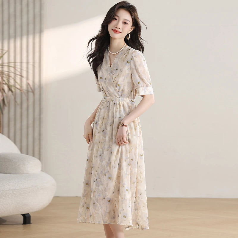 Women's French-Style Rhinestone Halter Mini Party Dress with Irregular Hem