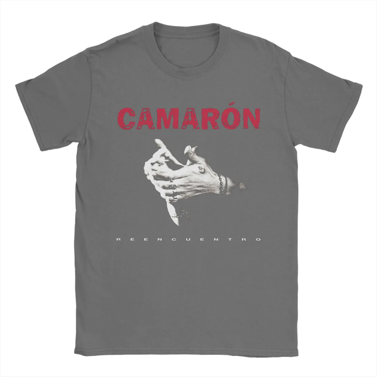 Camarón de la Isla Flamenco Singer T-Shirt – 100% Cotton Short-Sleeve Graphic Tee