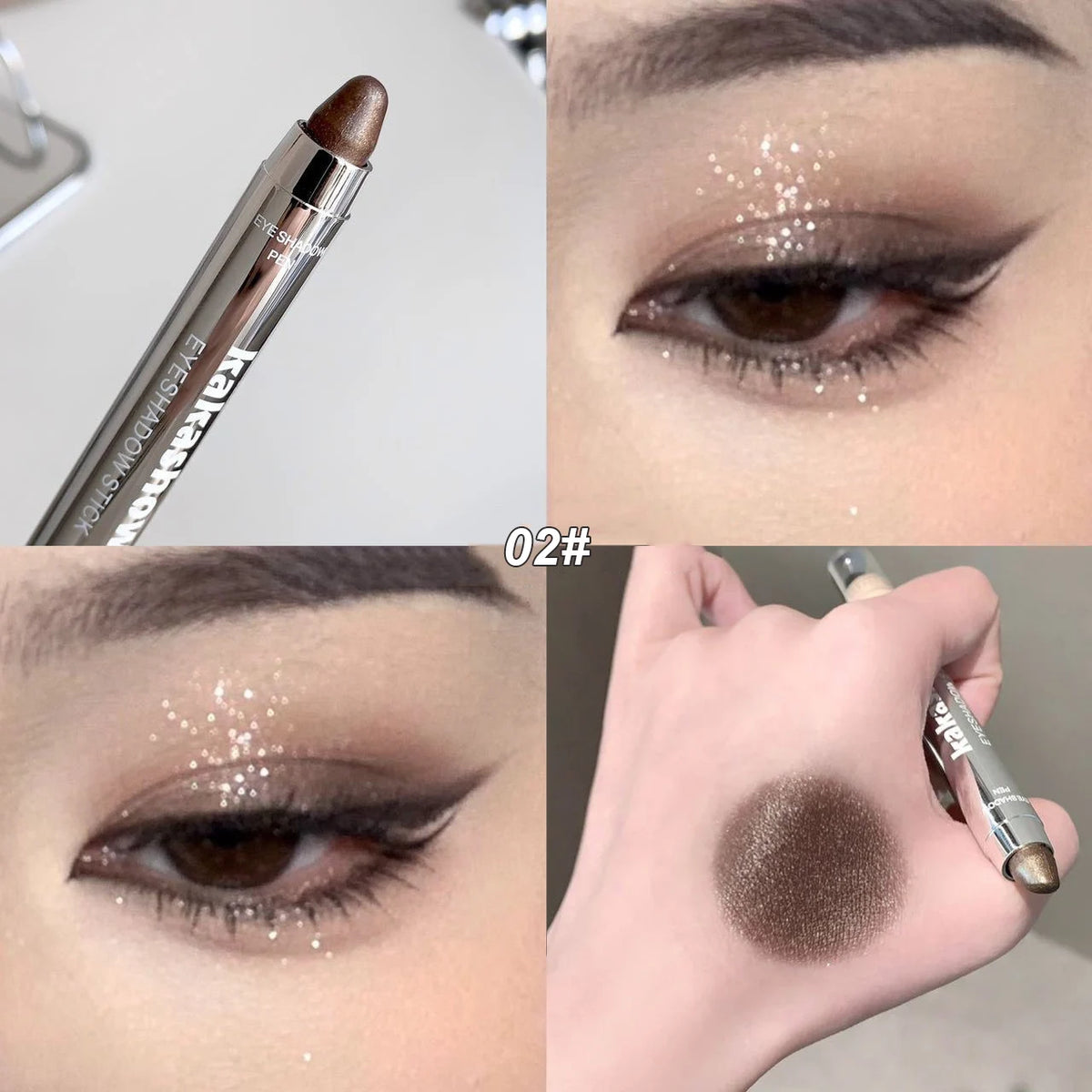 ShimmerGlow™ Waterproof Metallic & Pearlescent Eyeshadow Pen