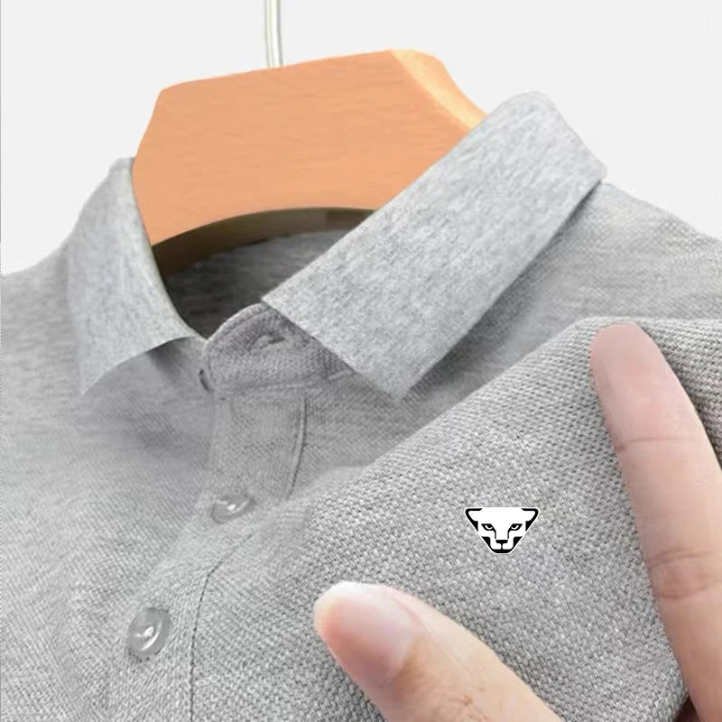 Men’s Breathable Golf Polo Shirt – Modern Office & Casual Fit