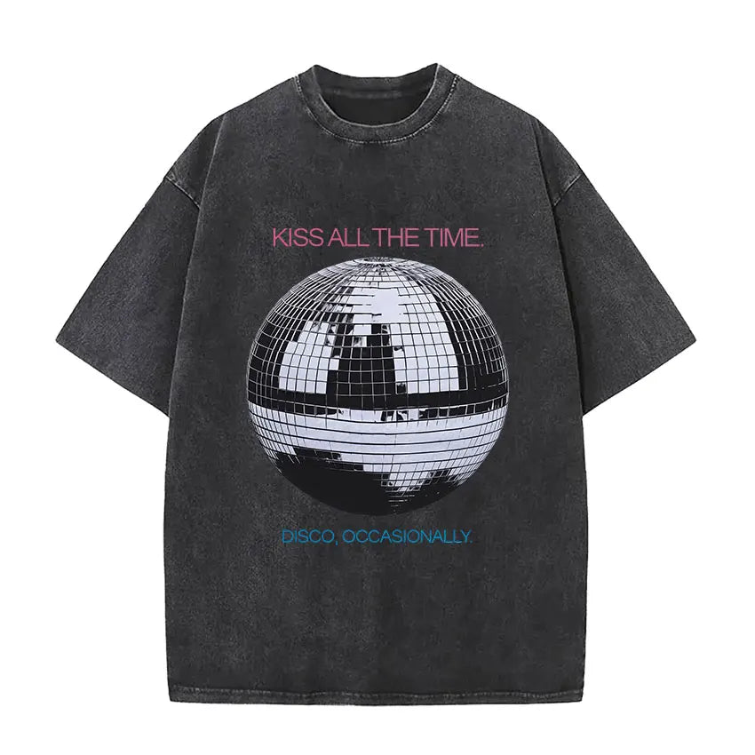 Retro Washed Harry Styles T-shirt Men Women O-Neck Oversized Cotton T Shirt Tops
