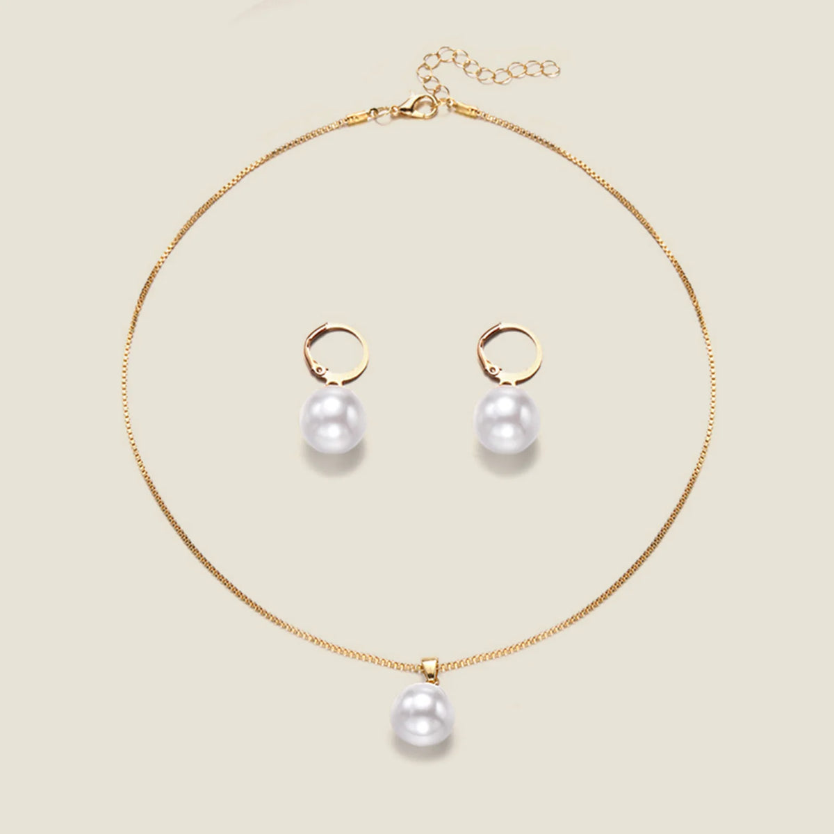 Lumière Royale™ Zircon Teardrop Necklace & Dangle Earrings Jewelry Set