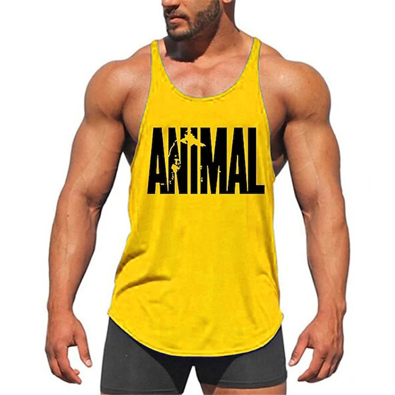 Men’s Athletic Graphic Tank Top – Sleeveless Gym & Workout Vest