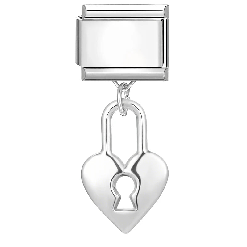 9mm Stainless Steel Italian Charm Links for DIY Modular Bracelets