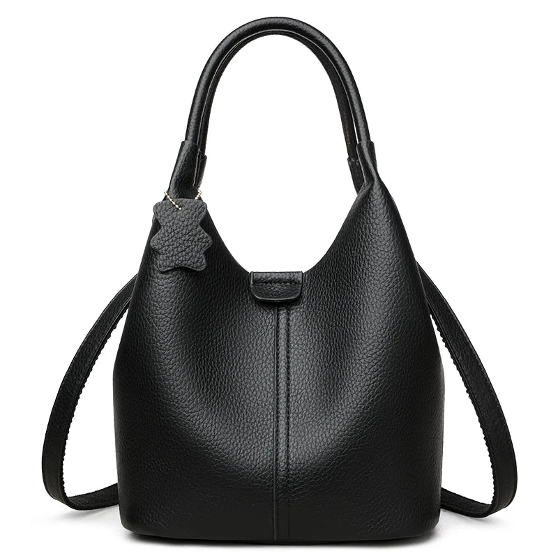 Women's Soft PU Leather Large Capacity Tote & Commuter Shoulder Bag