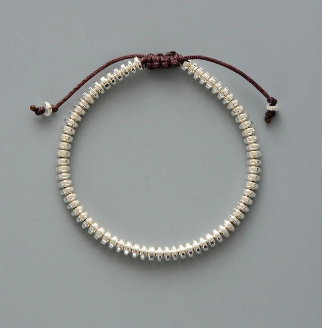 Unisex Gold-Plated Beaded Adjustable Friendship & Couple Bracelet