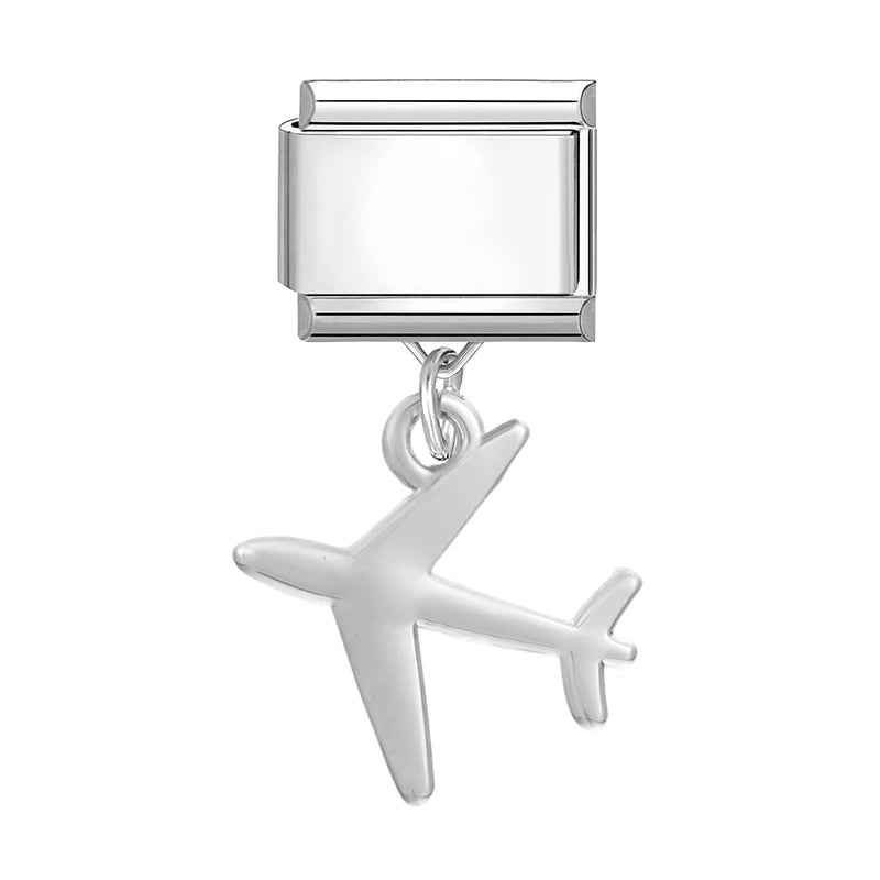 9mm Stainless Steel Italian Charm Links for DIY Modular Bracelets