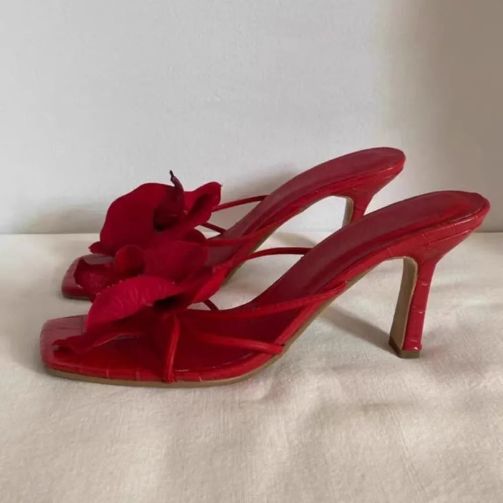 Women's Elegant Floral Casual Summer Slippers & Shallow Flat Sandals