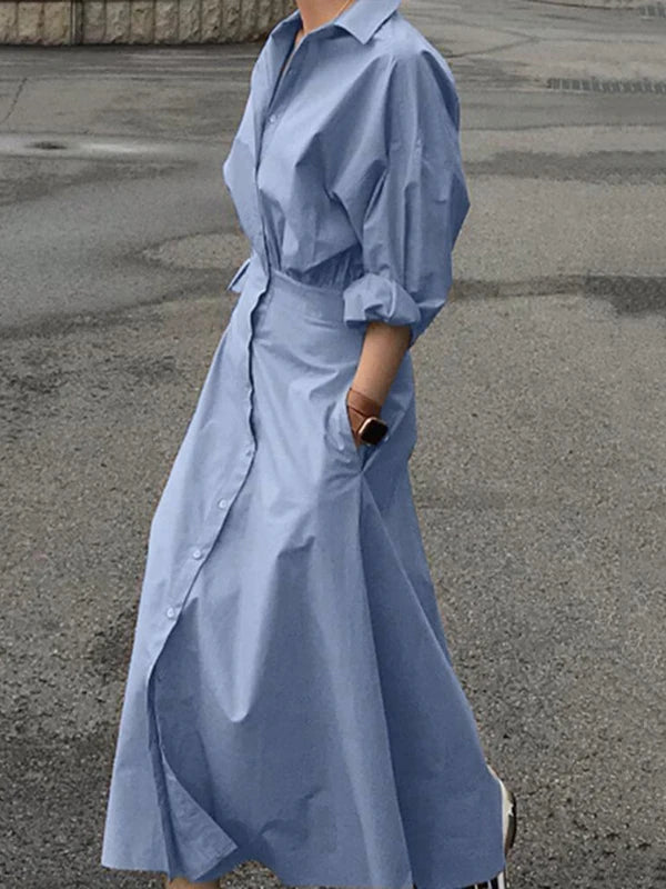 Women's Asymmetrical One-Shoulder Ruched Maxi Dress with Side Slit