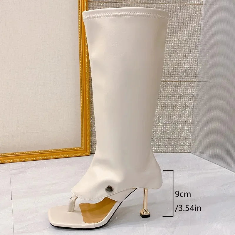 Women's Summer Open-Toe High-Heel Booties & Designer Flip-Flop Sandals