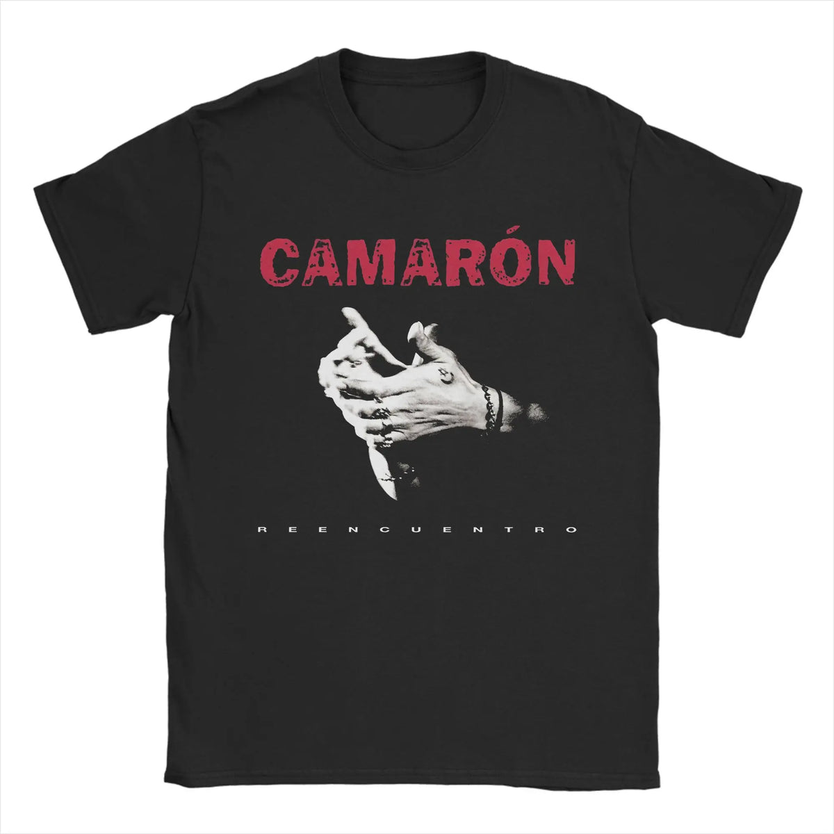 Camarón de la Isla Flamenco Singer T-Shirt – 100% Cotton Short-Sleeve Graphic Tee