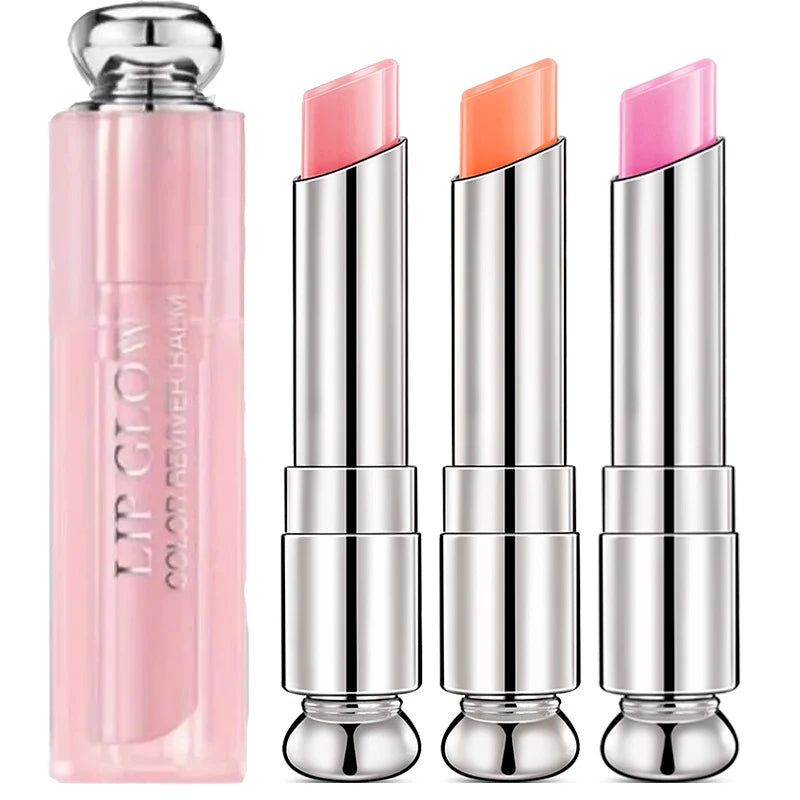 MagicGlow™ 3-Piece Color-Changing pH Lip Balm Set – Waterproof & Moisturizing