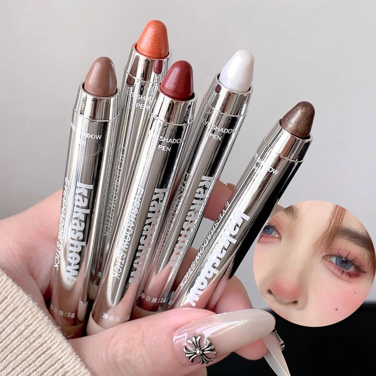 ShimmerGlow™ Waterproof Metallic & Pearlescent Eyeshadow Pen